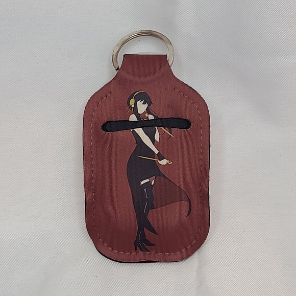 Yor Forger Hand Sanitizer Keychain - Picture 2 of 7